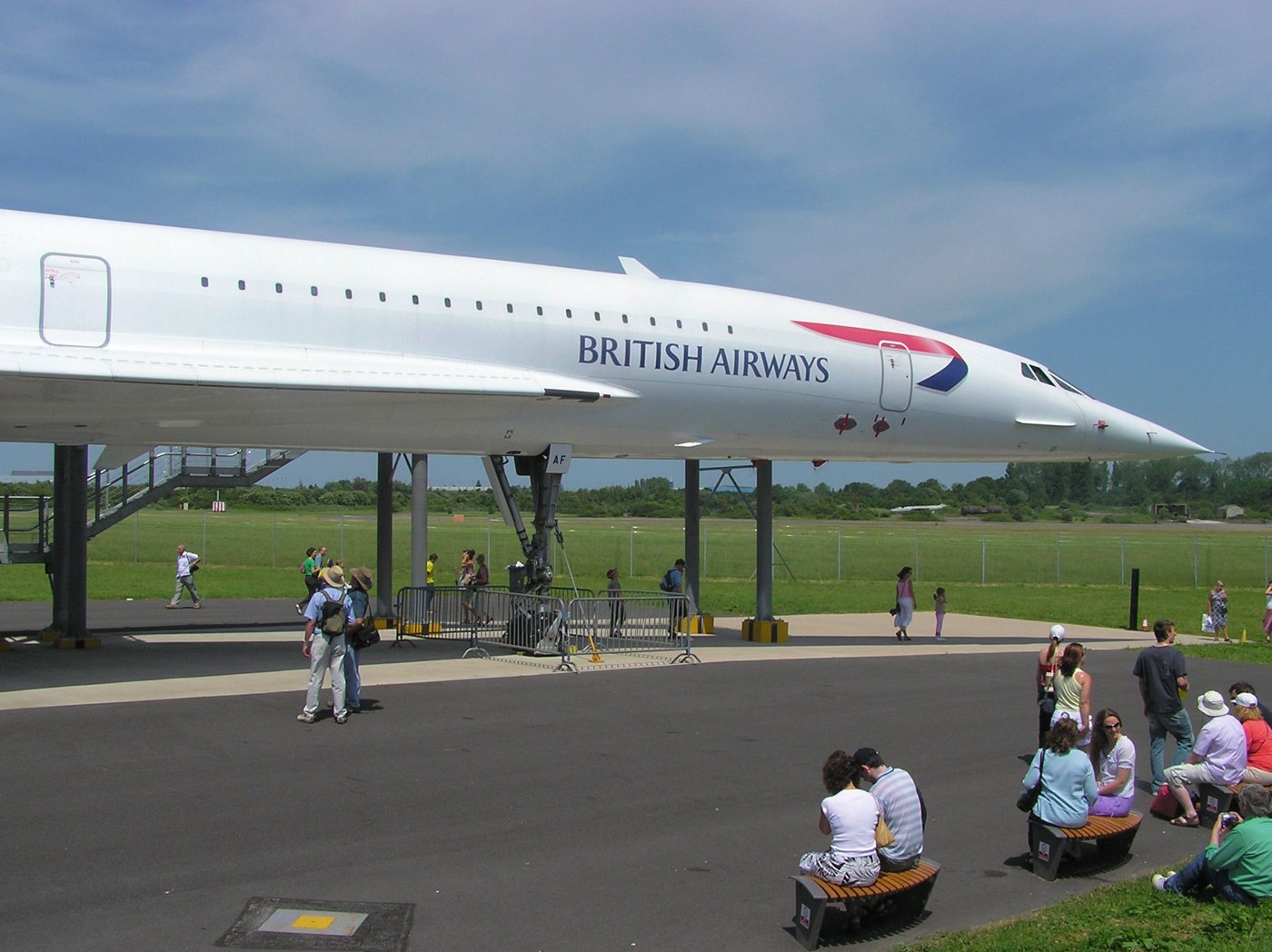 Concorde nose and visor at Filton